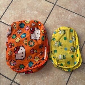 BAGGU Hello Kitty Travel Bag Set - Orange and Yellow